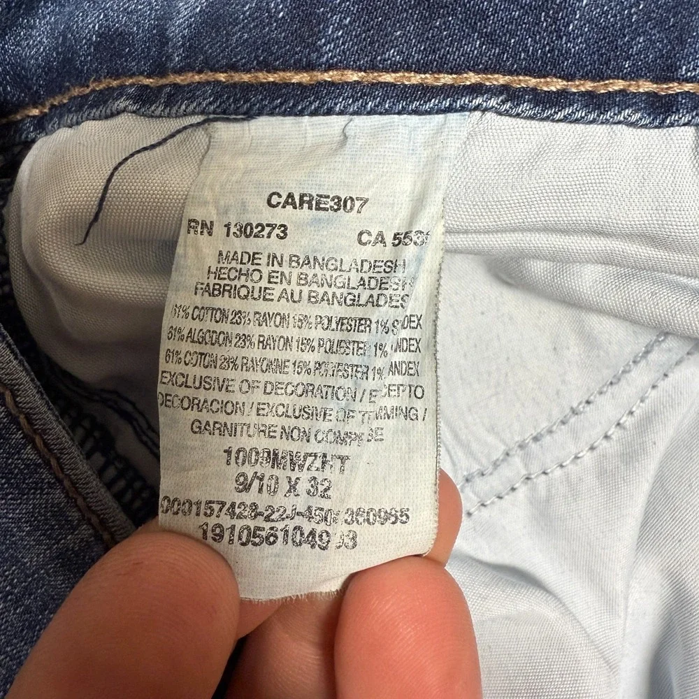 Wrangler Womens Bootcut‎ Jeans Size 9/10 x 32 Blue Denim Medium Wash Stretch